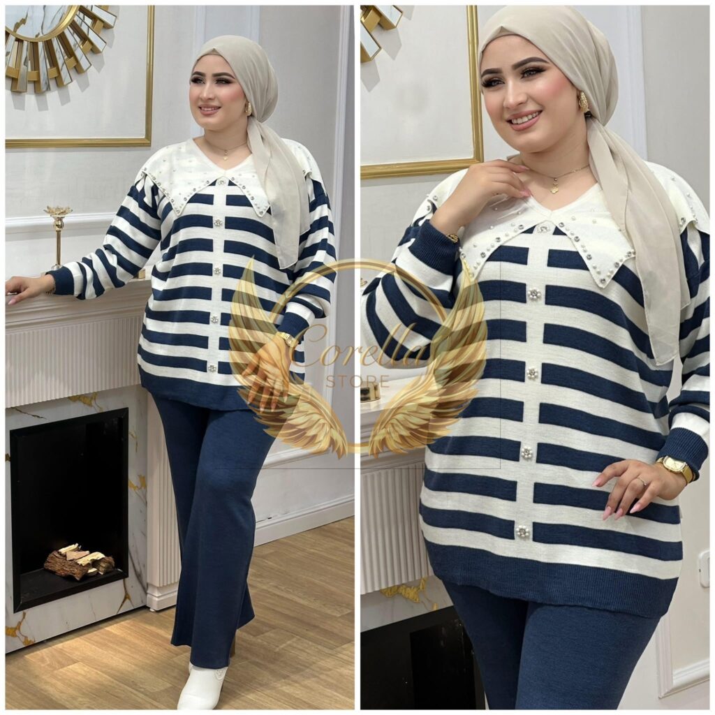 Ensemble laine rayer avec pâte C07
