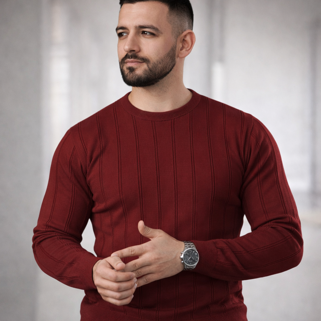 Pull col rond uni