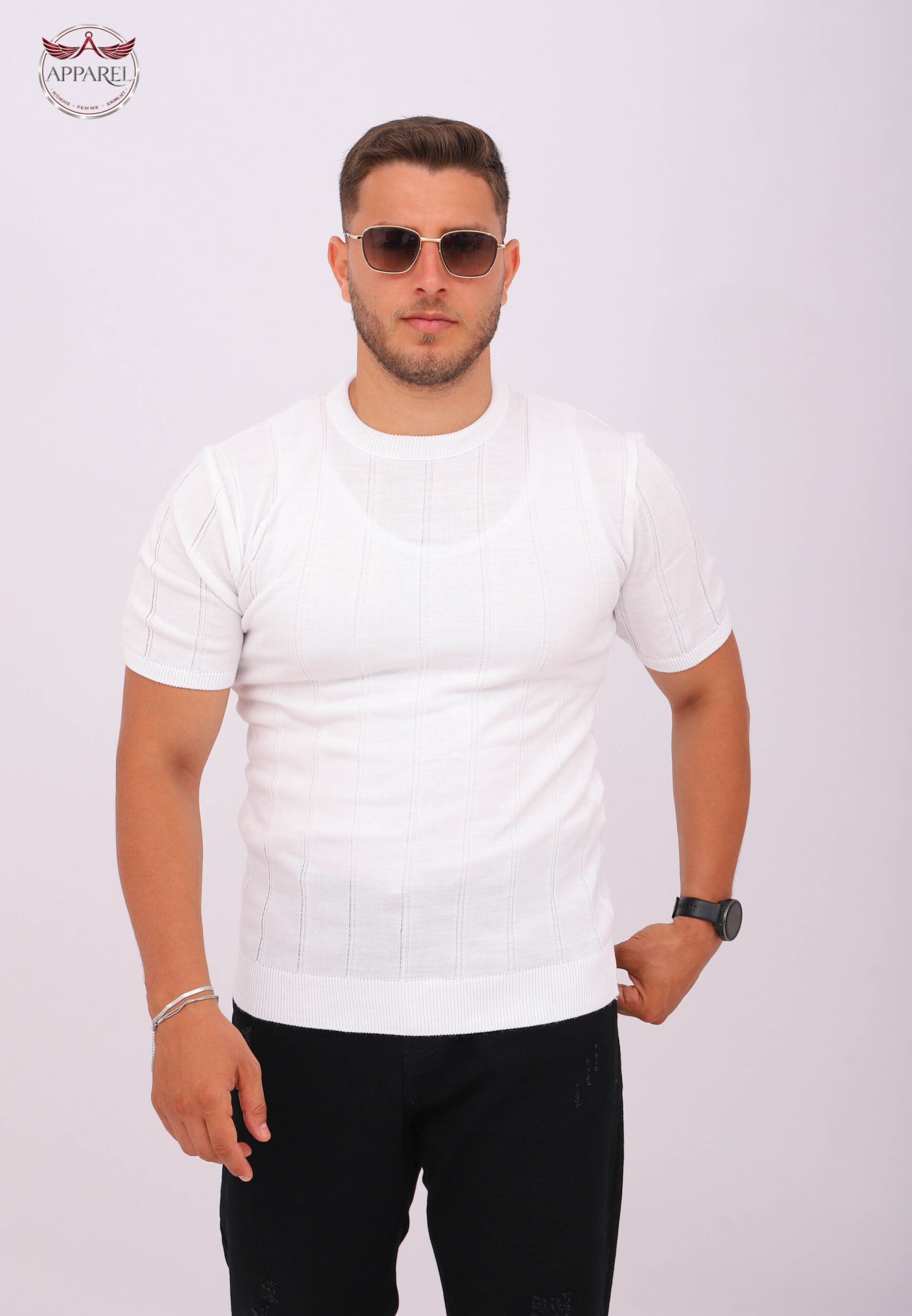 pull homme uni jo119