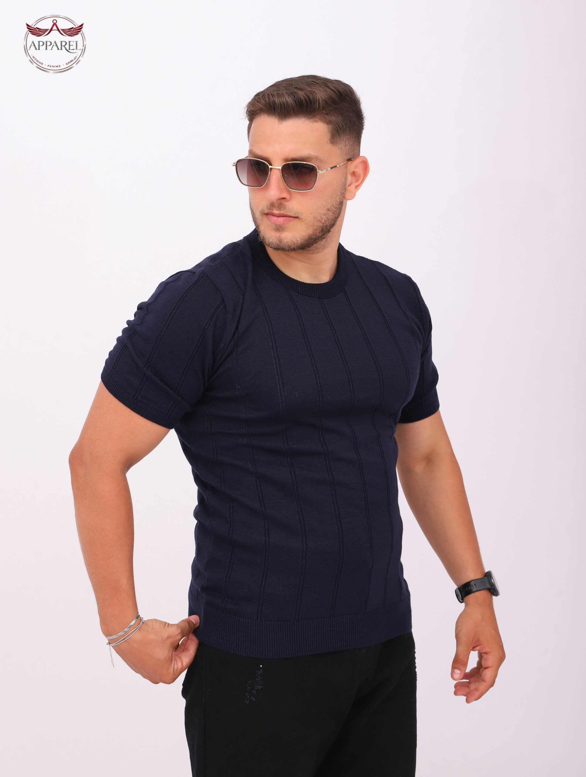 pull homme uni jo119