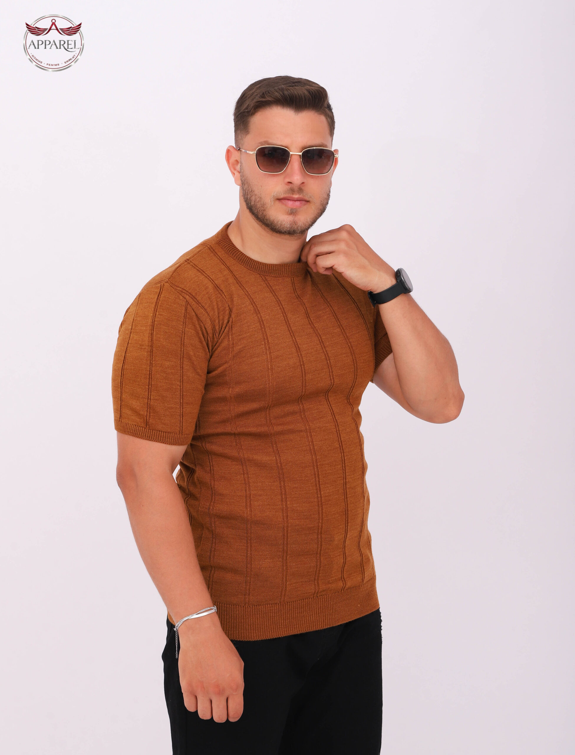 pull homme uni jo119