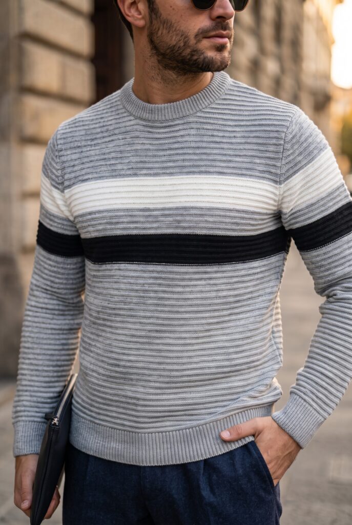 Pull-over Homme Raye 810