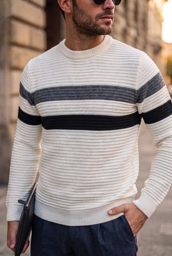 Pull-over Homme Raye 810