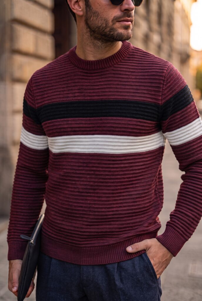 Pull-over Homme Raye 810